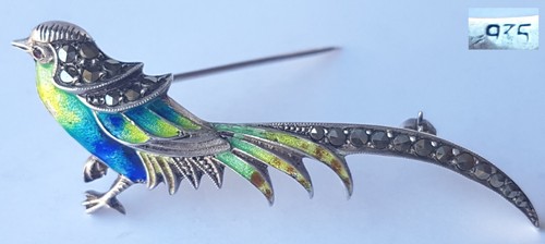 Vintae brosche vogel - vintae, vogel/