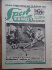 SPORT MAGAZIN KICKER 6A - 6.2. 1956 Olympia Skispringen Eishockey Eiskunstlauf