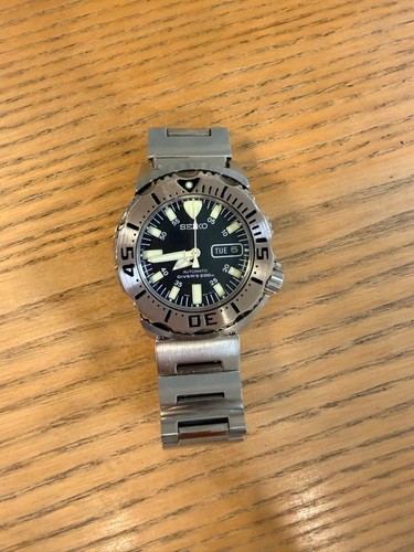 Seiko black monster 7s26 - seiko, 7s26-0350