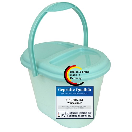 Premium windeleimer aquamarin - premium,