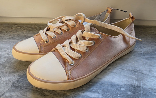 Sneaker schuhe aus satin - aus,