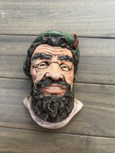 Vintage bossons chalkware head - bossons,