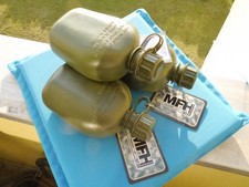 3x neue MFH US Army  Plastik Feldflasche oliv 1 l Trinkflasche BPA-frei