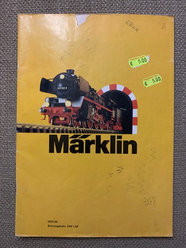 Märklin katalog 1973 mit - 1973,