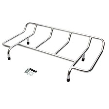 Gepäckträger chrom Kofferträger Montage Topcase Koffer Motorrad Quad Trike Moped