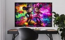 Micky Maus Leinwand Bild
