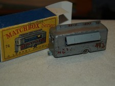 matchbox Lesney 1 - 75  Nr  74, mobile Canteen, Refrechments, Reproschachtel