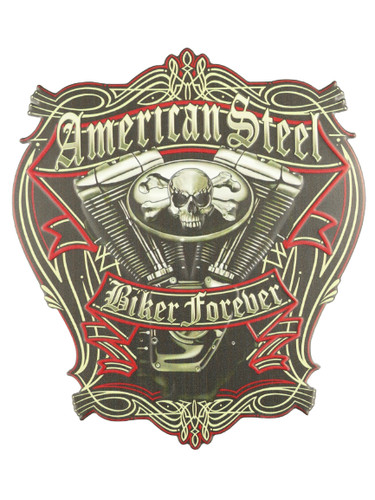 Blechschild american steel - blechschild,