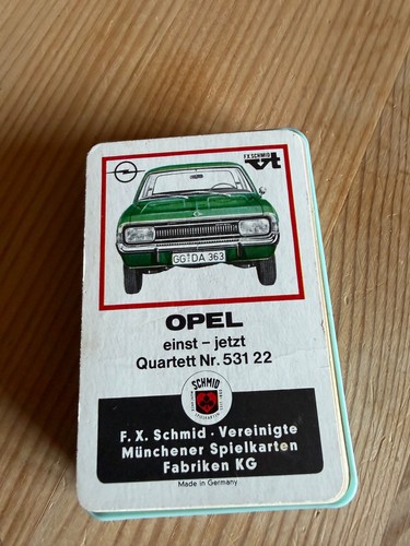 Quartett opel einst jetzt - quartett,
