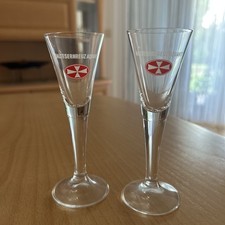 2 Stück Likörglas, Schnapsglas, Malteser, Malteserkreuz, Aquavit, 2 cl