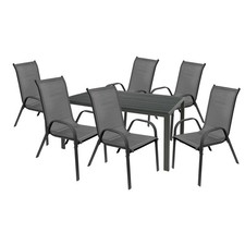 7-tlg. Gartengarnitur Non-Wood