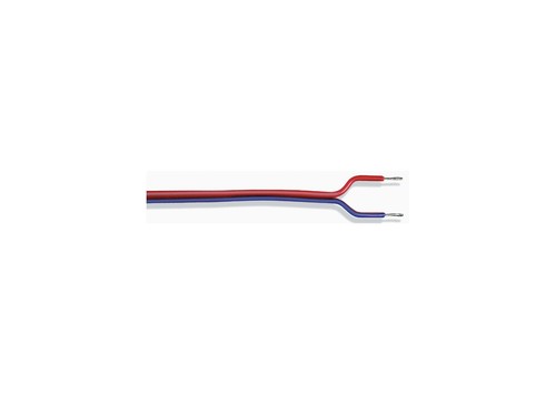 Doppellitze blau rot mm - blau/rot, mm²