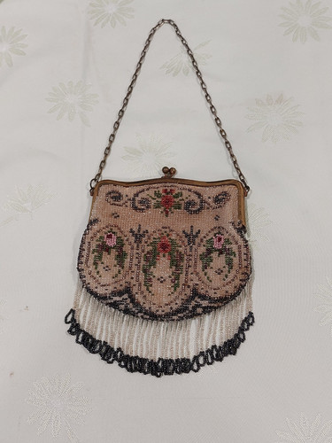 Perlentasche handtasche antik - handtasche,