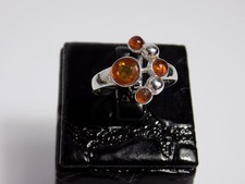 Antique Silver Ring with Four