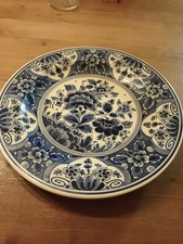 Wandteller - Delfter Porzellan - 33 cm  -handbemalt