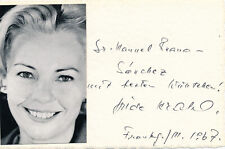 Heidi Brühl Autogramm handsigniert 100% Original X178