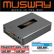 MUSWAY M6v3 630 Watt 6-Kanal Verstärker mit 8-Kanal DSP Auto Endstufe digital