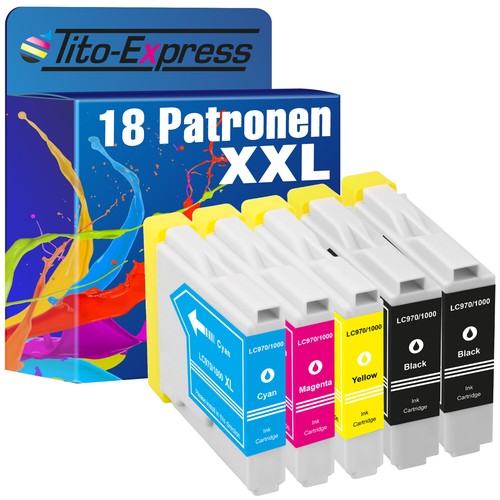 18x patronen xxl für brother - patronen,