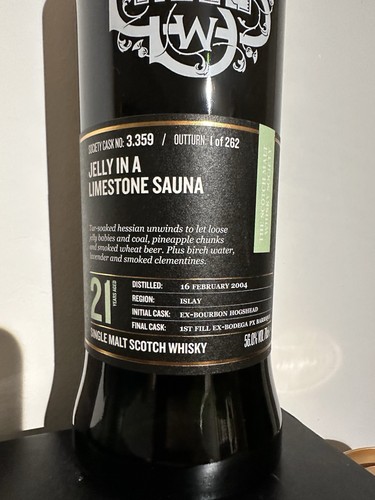 Bowmore 21yo smws 359 px - smws, 3.359