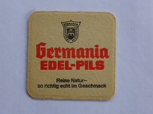 Bierdeckel brauerei germania - bierdeckel,