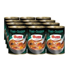 Buss Fertiggerichte Leckere Asia Thai-Suppe Bangkok Gemüse & Glasnudeln 12x 400g