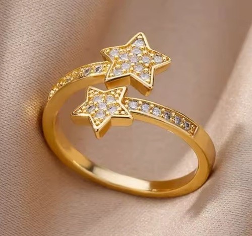 Toller edel zirkoniaring 18kt - toller,