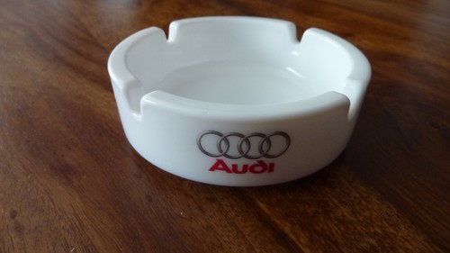 Aschenbecher audi weiß - aschenbecher,