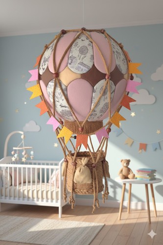 Handmade deko heißluftballon - handmade, deko-heißluftballon