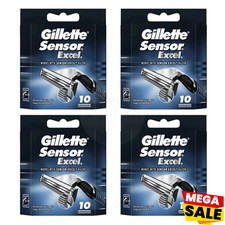 Gillette Sensor Excel – Männer Rasierklingen in 5 bis 100 Stück, Klingen