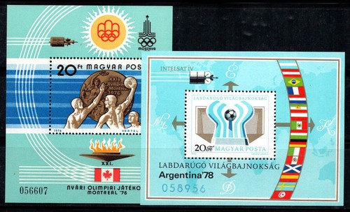 Ungarn 1976 bl 122 130 - 1976-78, mi.