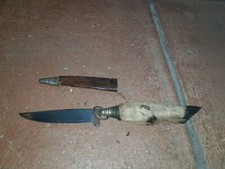 Trachtenmesser Messer Rehbein Jagdmesser Hirschfänger Messer Nicker alt antik