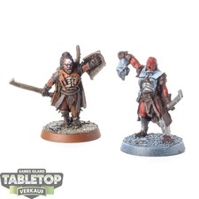 HdR Figuren - Böse - 2x Lurtz and Uglûk - teilweise bemalt