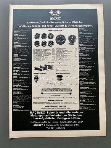 Racimex cockpit instrumente - racimex,