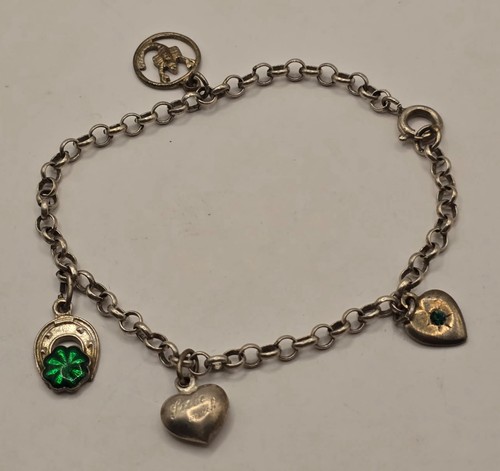 Vintage bettelarmband aus 800 - bettelarmband,