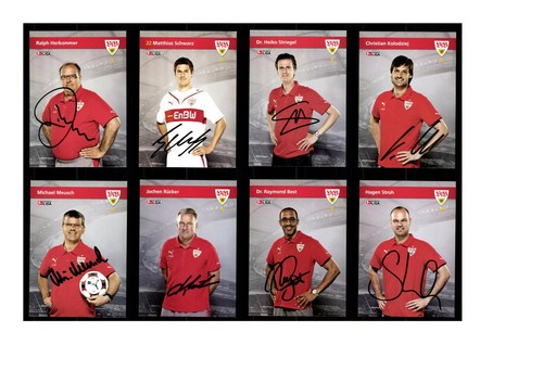 Autogrammkartensatz vfb - autogrammkartensatz,