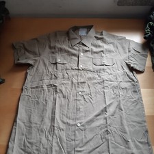 BW Marine Bordhemd Feldhemd Diensthemd Tropen beige gebr. kurz Arm