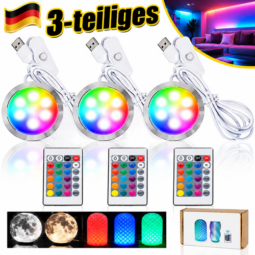 Rgb led lichtset stück - 3,