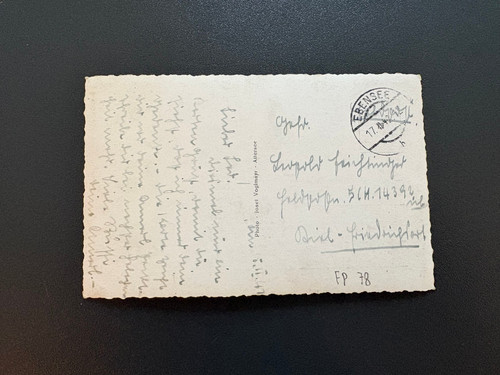 Feldpost ansichts karte - feldpost,