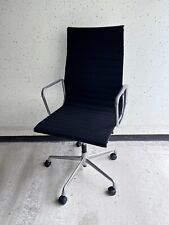 Vitra EA 119 Hopsak Schwarz Bürostuhl Drehstuhl Charles Eames Alu