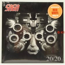 SAGA . 20/20 . Limited Edition Red Vinyl LP 180GR Gatefold NEU OVP