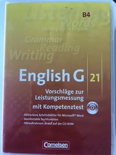 English G21 B4 - Vorschläge zur Leistungsmessung (CD-ROM)