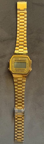 Casio vintage gold digitaluhr - vintage,