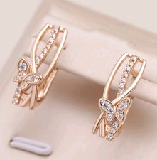 Luxus Ohrringe Huggie 585er