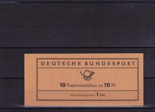 Bund markenheftchen a i - markenheftchen,