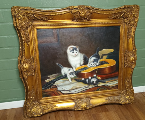 ölgemälde katzen - Ölgemälde,
