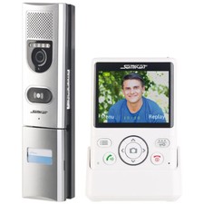 Funk-Türsprechanlage mit Video-Übertragung; Türöffnungsfunktion; 135°