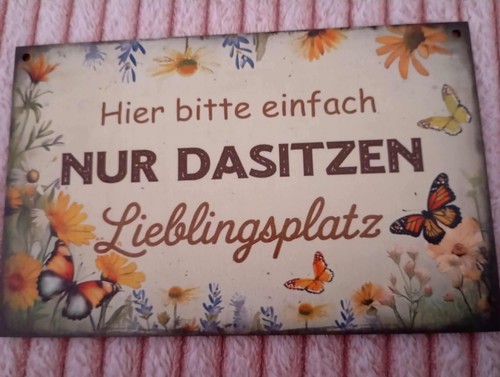 Holzschild mit spruch - mit,