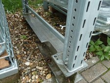 Tegometall verzinkte Doppel T Träger für Palettenregal Rahmenständer 