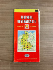 Shell Straßenkarte Deutsche Generalkarte Blatt 22, 1: 200 000 Shell