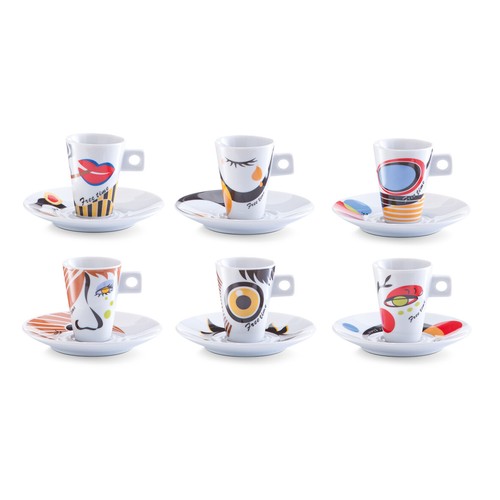 Zeller espresso set tlg - espresso-set, 12-tlg